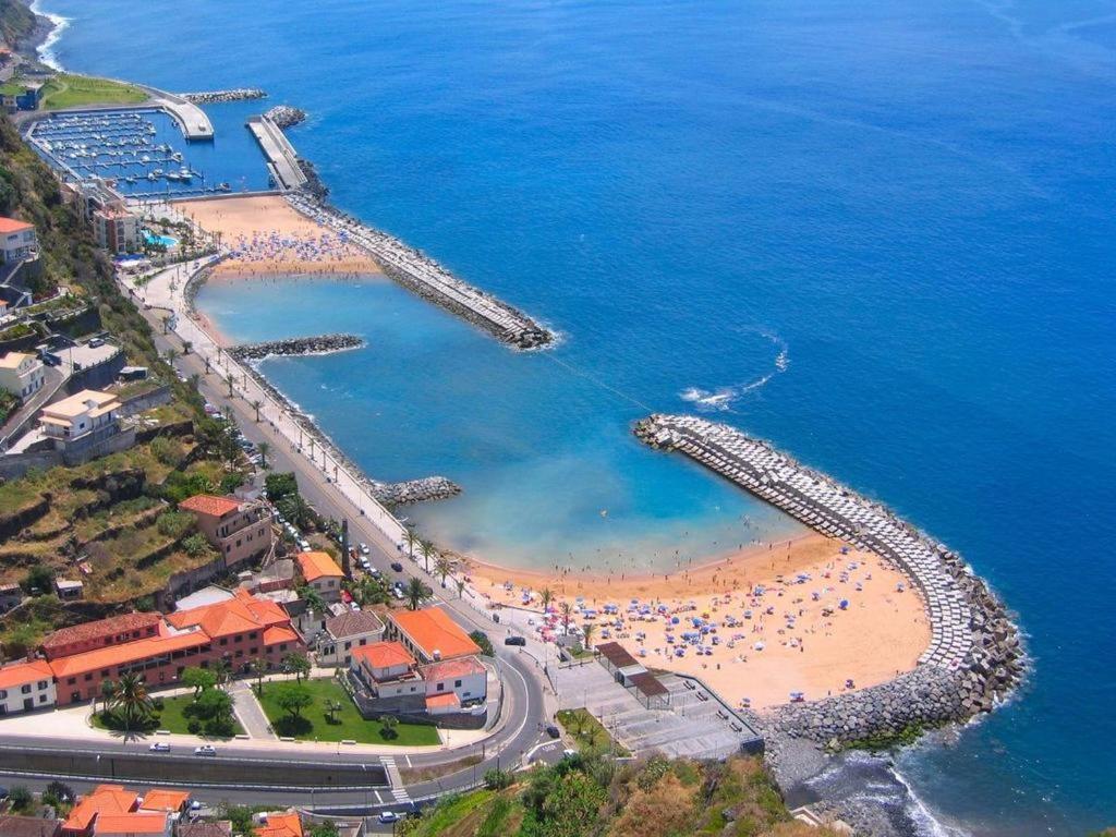 Madeira-Meerblick-Haus Estreito Da Calheta Bagian luar foto